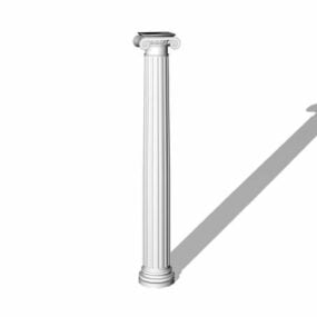 古典的なギリシャのイオン柱 3D モデル