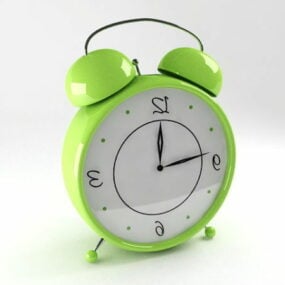 Home Green Alarm Clock 3d model