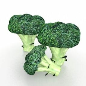 Frisk broccoli 3d-model