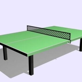 Mesa de ping pong deportiva modelo 3d