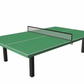 Modelo 3d de tênis de mesa