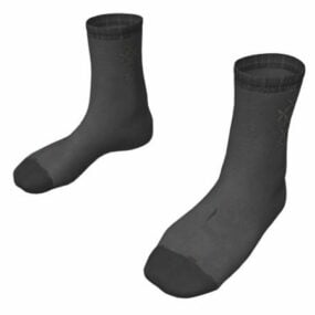 Men Grey Dress Socks 3d model