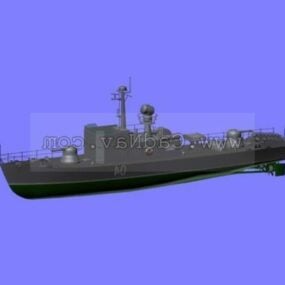 Gunboat Watercraft 3d model