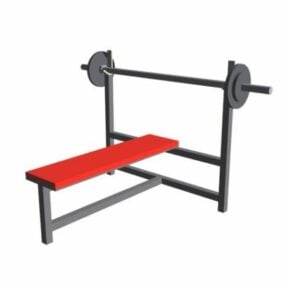 Gym Equipment Bench Press 3d model