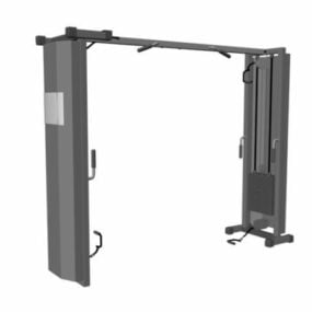 Gym Cable Machine 3d model