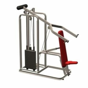 Male Gym Fitness Equipment 3d model