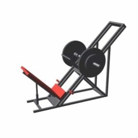 Тренажерний тренажер Gym Press Legs 3d модель