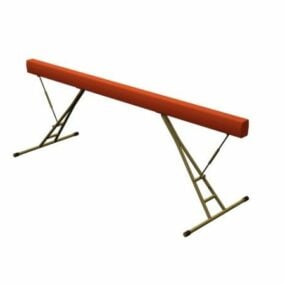 Gymnastics Equipment Balance Beam 3d model