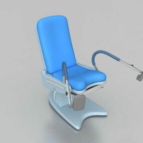 病院設備婦人科検査椅子 3D モデル