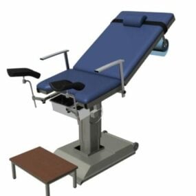 Sjukhus gynekologisk undersökning stol 3d-modell