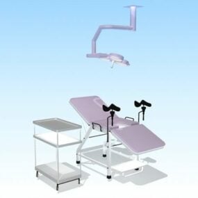 Jinekolojik Muayene Hastane Ekipmanları 3d modeli