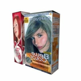 Beauty Hair Coloring Box 3d model