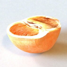 Fruit Half Grapefruit 3d model