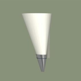 Half Cone Shade Wall Sconce 3d model