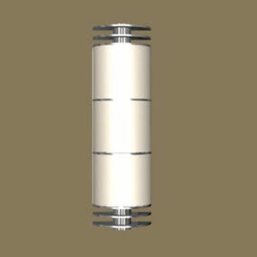 Half Cylinder Shade Wall Sconce 3d model