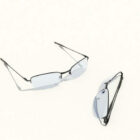 Modern Half Frame Eyeglasses