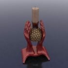 Hand Shape Decor Kerzenhalter