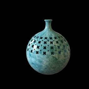 Handcrafted Vase Decoration 3d model