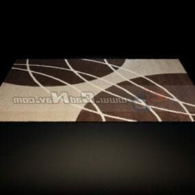 Ręcznie robiony akrylowy dywanik do salonu Model 3D