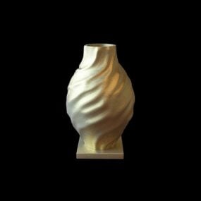 Handmade Porcelain Vase Decoration 3d model