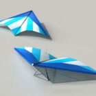 Hang Glider Low Poly