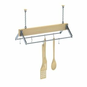 Kitchen Hanging Utensils Rack 3d model