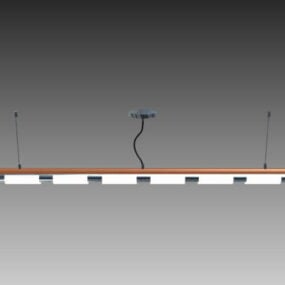3D-модель підвісних люмінесцентних ламп домашнього дизайну