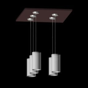 3д модель домашнего подвесного подвесного светильника