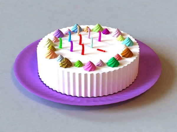 Všechno nejlepší k narozeninám dort
