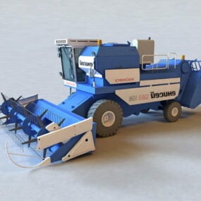Industriel høstmaskine 3d-model