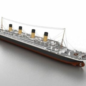 船舶重巡洋艦 3D モデル