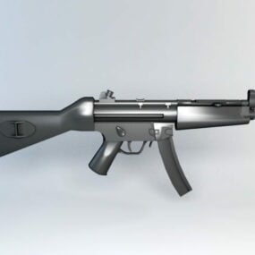 Modelo 5D da arma Heckler & Koch Mp3