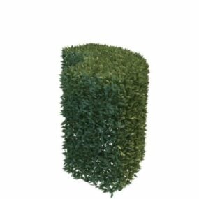 Τρισδιάστατο μοντέλο Garden Hedge Trimmed Bush