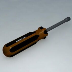 Hand Tool Hex Nut Wrench Screwdriver 3d model