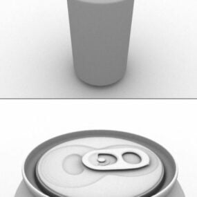 Canette de soda modèle 3D