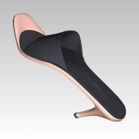 3D model na vysokém podpatku pro ženy