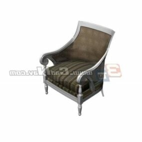 Furniture High Back Leisure Armchair 3d model