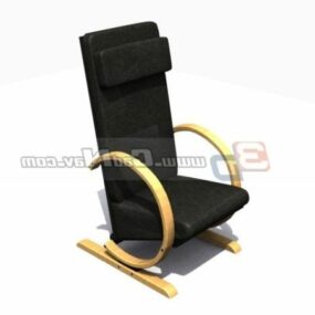 High Back Relax Side Chair 3d model
