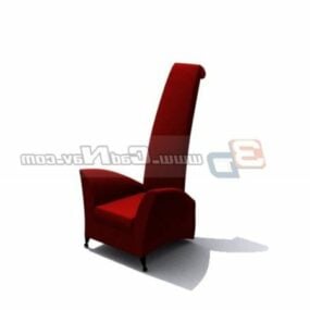 High Back Style Cinema Theatre Chair 3D-malli