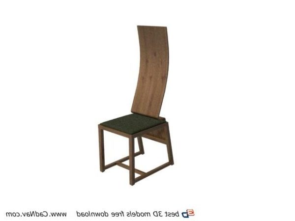 Furniture High Back Wood Chair