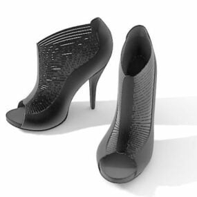 महिलाओं के लिए हाई हील ड्रेस जूते 3डी मॉडल