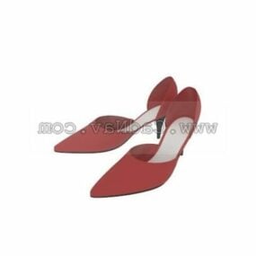 High Heel Women Dress Shoes 3d model