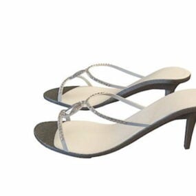 High Heeled Women Sandal 3d model