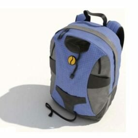 High School Backpacks 3d model