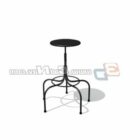 Industry Style High Stool Bar Chair