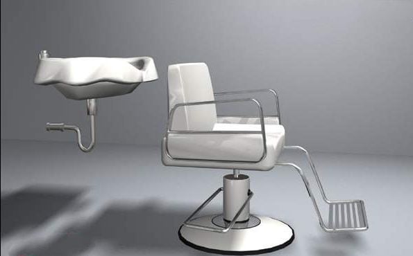 Beauty Salon Barber Chair Shampoo Basin