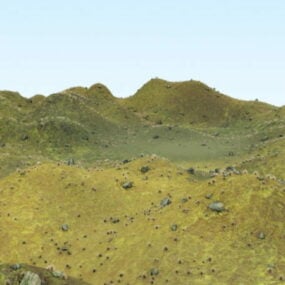 مدل سه بعدی Landscape Highland Hills