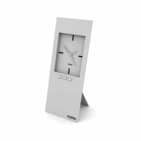 ساعة مكتبية بتصميم عصري نموذج ثلاثي الأبعاد