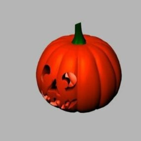 Halloween ihålig pumpa 3d-modell