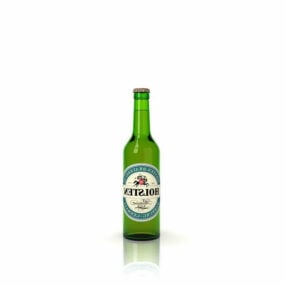 Holsten Beer Bottle 3d model